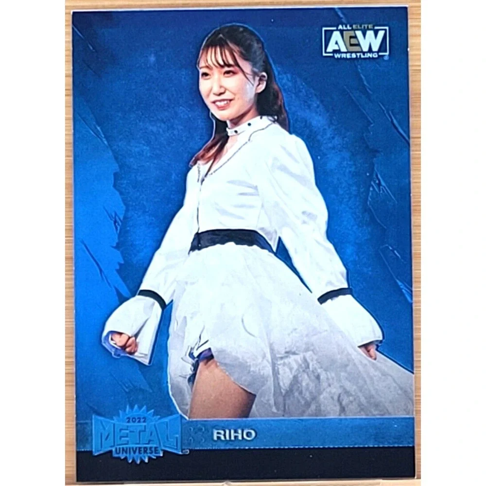 2022 UPPER DECK‎ AEW METAL UNIVERSE RIHO  BLUE SPECTRUM